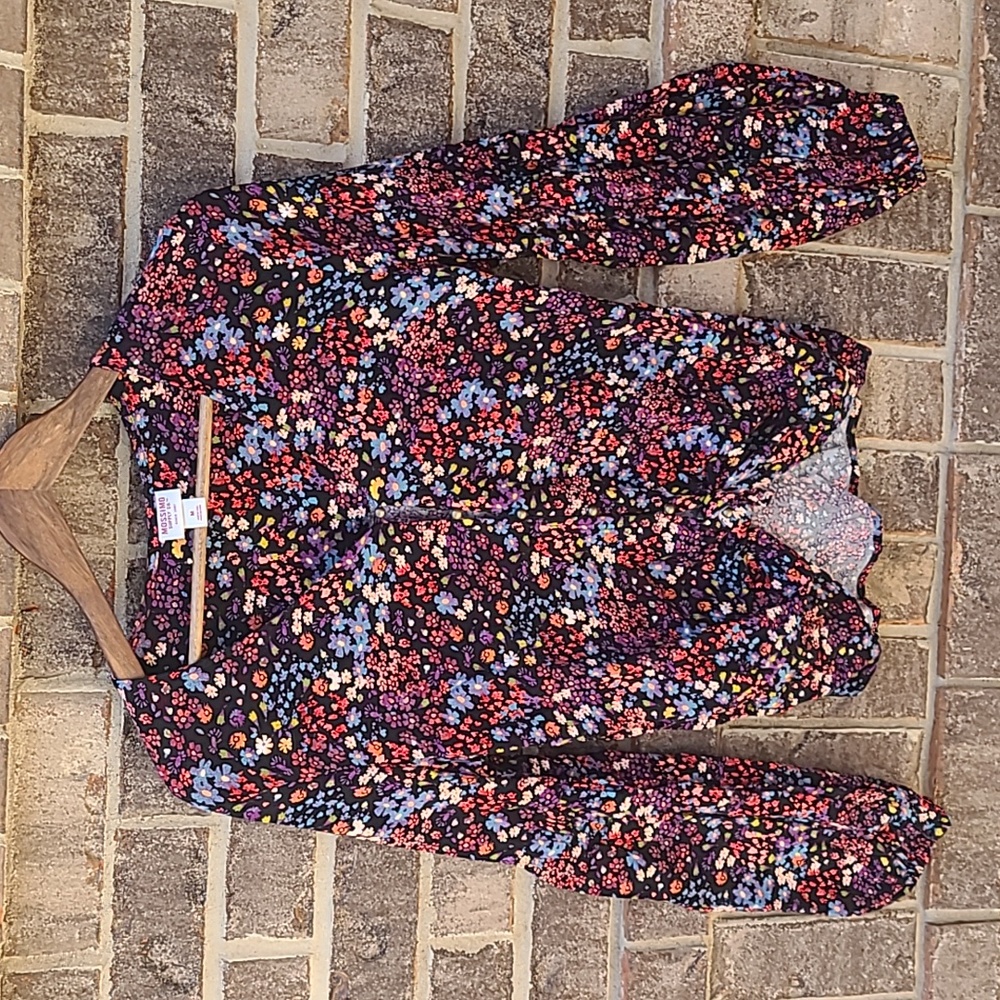 Mossimo floral boho blouse size medium